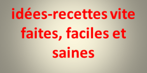idees recettes